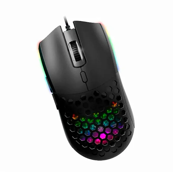 Mouse K-Mex Multiverso, RGB, USB, 7200DPI, Programável, 5 Botões, Preto, M136US00010CB0X