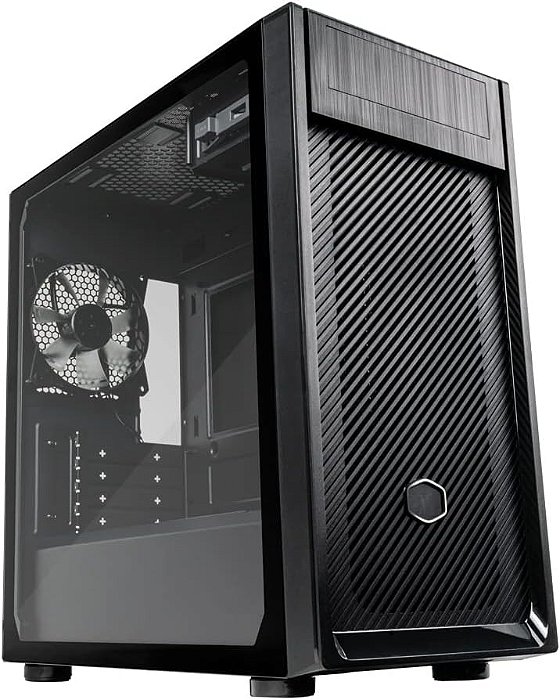 Gabinete Cooler Master Elite 300, Mini-Tower, Lateral De Vidro, Preto, E300-KG5N-S00