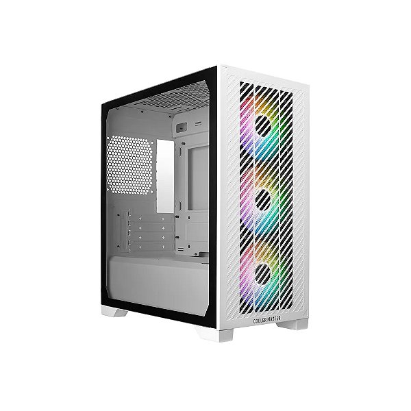 Gabinete Cooler Master Elite 301 White, Mini-Tower, Vidro Temperado, Branco, E301-WGNN-S00