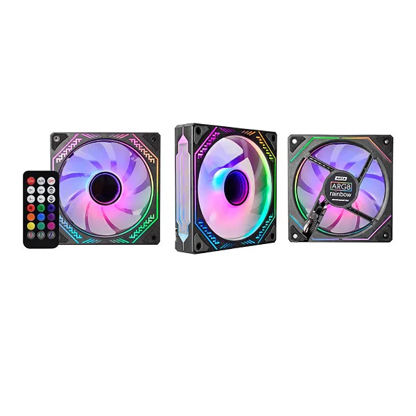 Kit 3 Cooler Fan ARGB K-Mex AATA, 3 Fans 120x120x25mm, AATAK136FTEAB0X