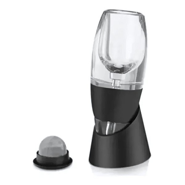 Aerador de Vinhos Portátil com Suporte e Filtro