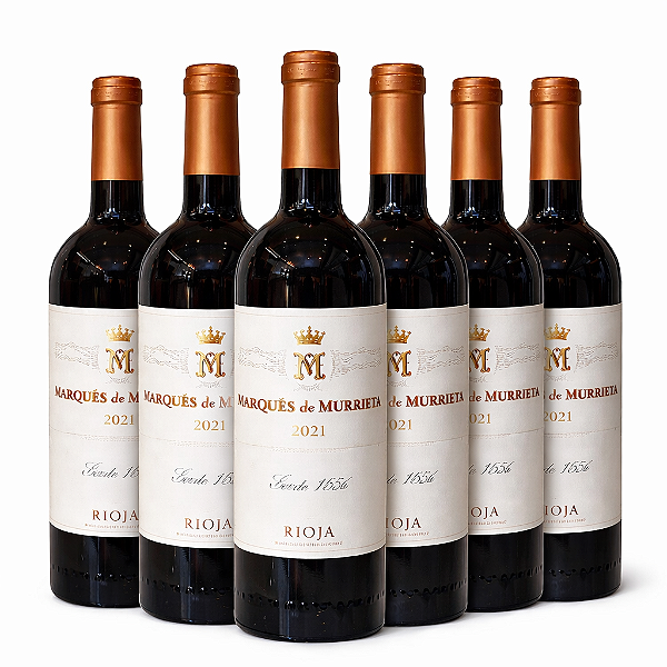 Kit 6 Vinhos Márques de Murrieta Reserva 2021