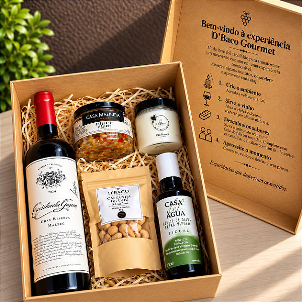 Experiência D´Baco Gourmet com Escorihuela Gascon Gran Reserva Malbec 2024