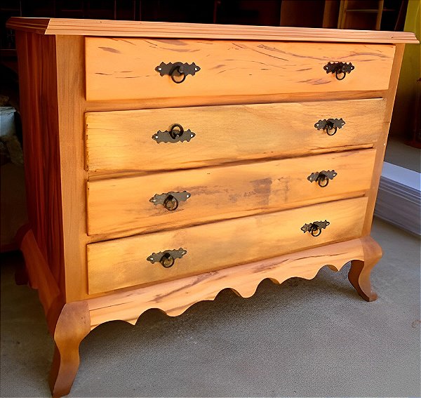 Cômoda de peroba rosa