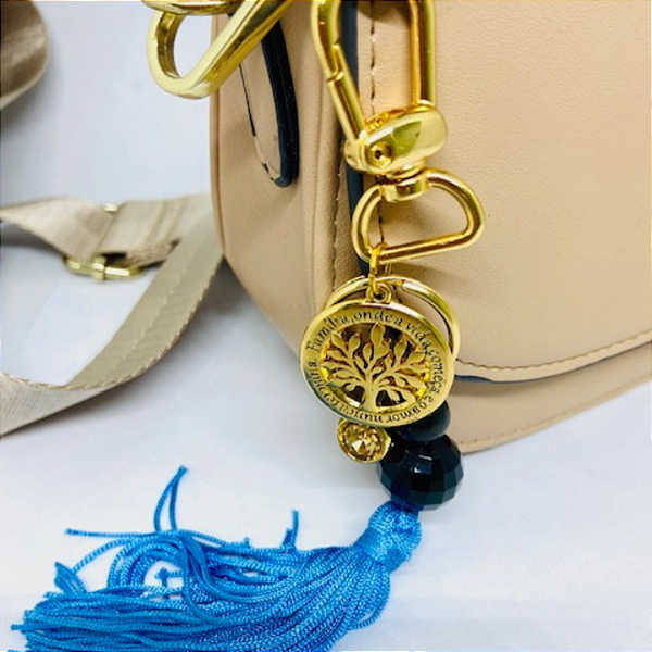 Chaveiro Árvore da Vida e Pingente Tassel