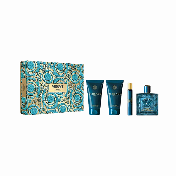 Kit Versace Eros Edp- Masculino com 4 peças