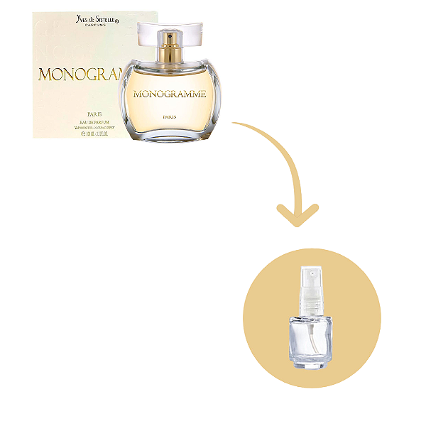Fracionado Yves de Sistelle Monogramme Eau de Parfum - Perfume Feminino 100ml (Ref. Olfativa Chanel Coco Mademoiselle)