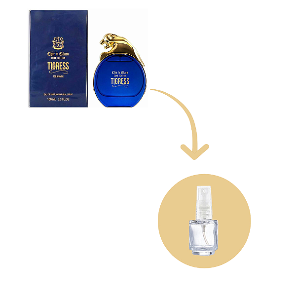 Fracionado Tigress Chic'n Glam EDP - Perfume Feminino (Ref Olfativa Good Girl)