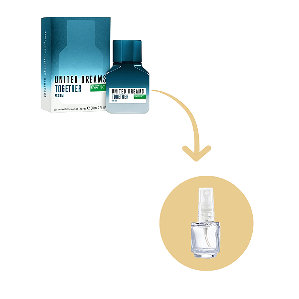 Fracionado United Dreams Together For Him Benetton Eau de Toilette - Perfume Masculino