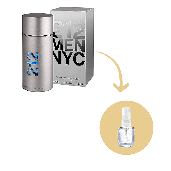 Fracionado 212 Men NYC Carolina Herrera Eau de Toilette - Perfume Masculino
