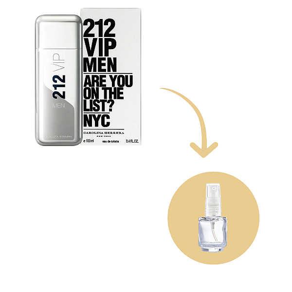 Fracionado 212 VIP Men Carolina Herrera Eau de Toilette - Perfume Masculino