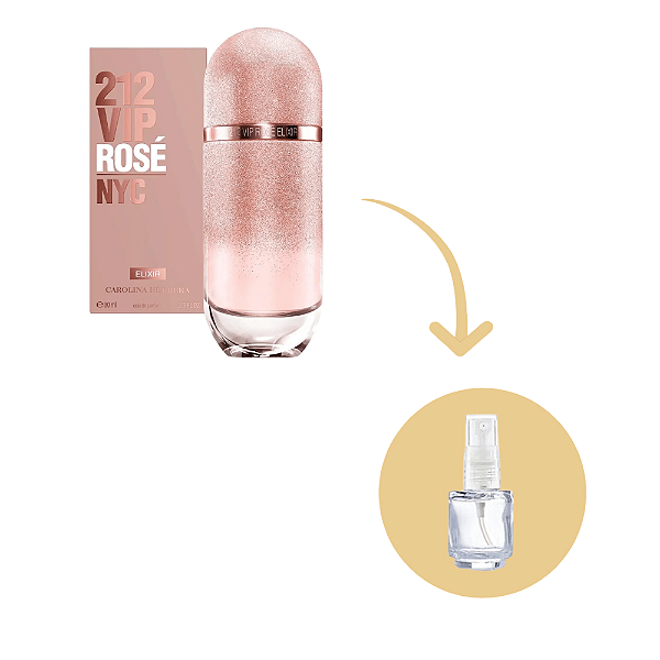 Fracionado 212 VIP Rosé Elixir Carolina Herrera Eau de Parfum - Perfume Feminino