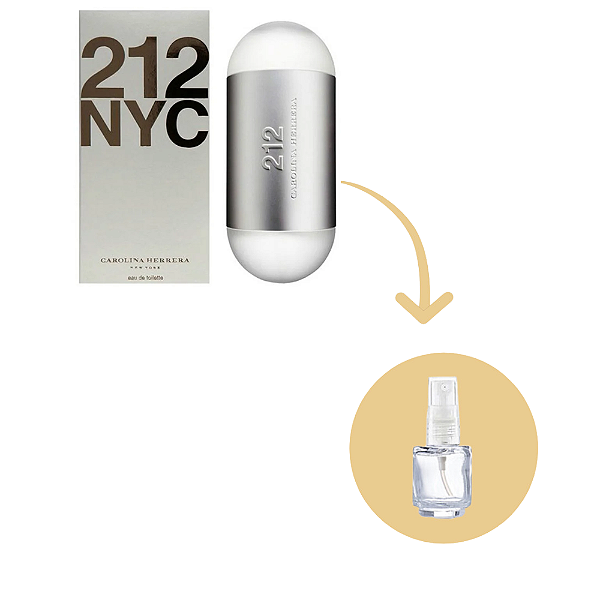 Fracionado 212 NYC Carolina Herrera - Perfume Feminino - Eau de Toilette