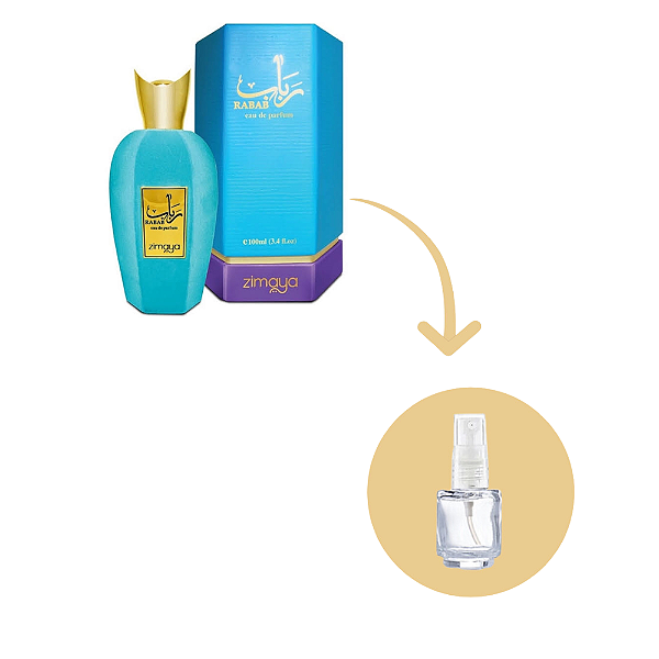Fracionado Rabab Zimaya EDP - Perfume Árabe Feminino (Ref. Olfativa Erba Pura)