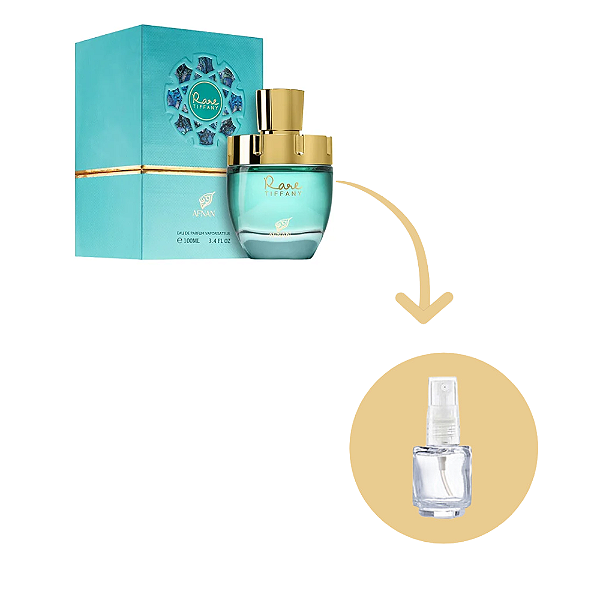 Fracionado Rare Tiffany Afnan Eau De Parfum – Perfume Feminino Árabe