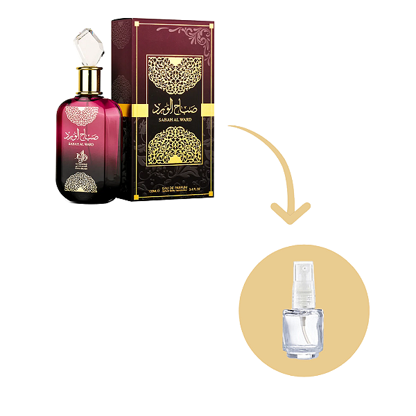 Fracionado Sabah Al Ward Al Wataniah - Eau de Parfum Perfume Feminino Árabe
