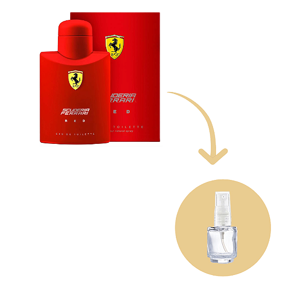 Fracionado Ferrari Red Scuderia Eau de Toilette - Perfume Masculino