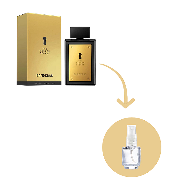 Fracionado The Golden Secret Banderas Eau de Toilette - Perfume Masculino