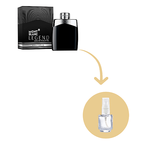 Fracionado Legend Montblanc Eau de Toilette - Perfume Masculino