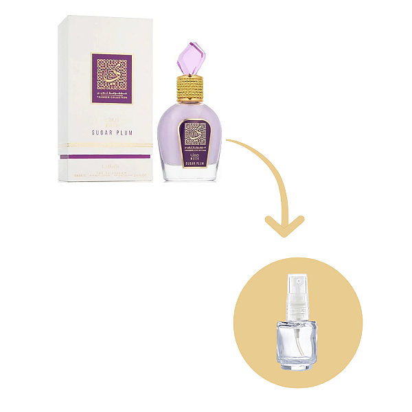 Fracionado Musk Sugar Plum Lattafa - Perfume Feminino Árabe (Ref. Olfativa ao Dolce&Gabbana The Only One 2)
