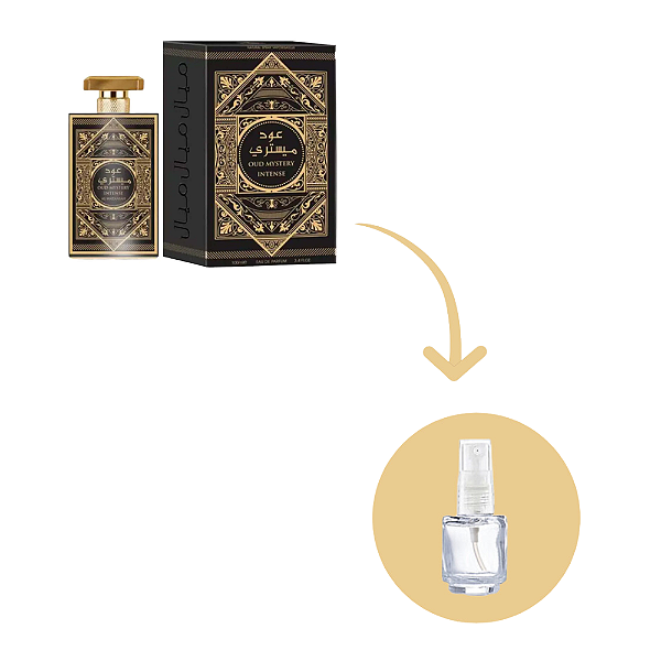 Fracionado Oud Mystery Intense - Al Wataniah Eau de Parfum - Perfume Árabe Masculino