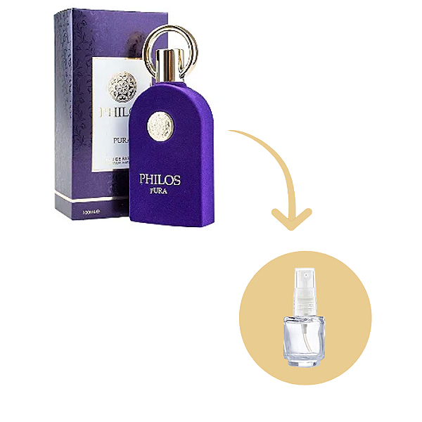 Fracionado Philos Centro Eau de Parfum - Perfume Árabe Unissex (Ref. olfativa ao Erba Pura)