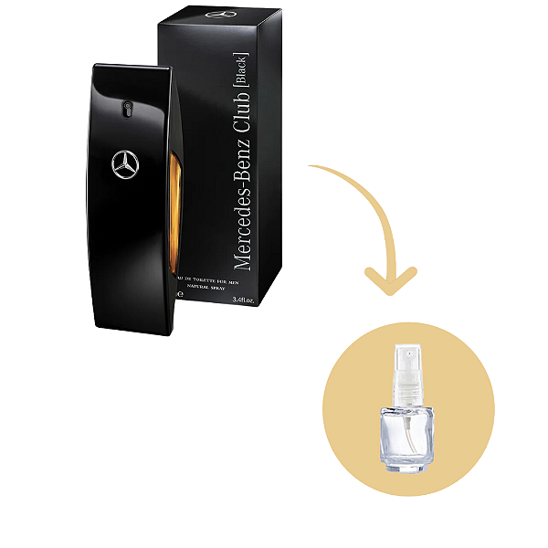 Fracionado Mercedes-Benz Club Black Eau de Toilette - Perfume Masculino