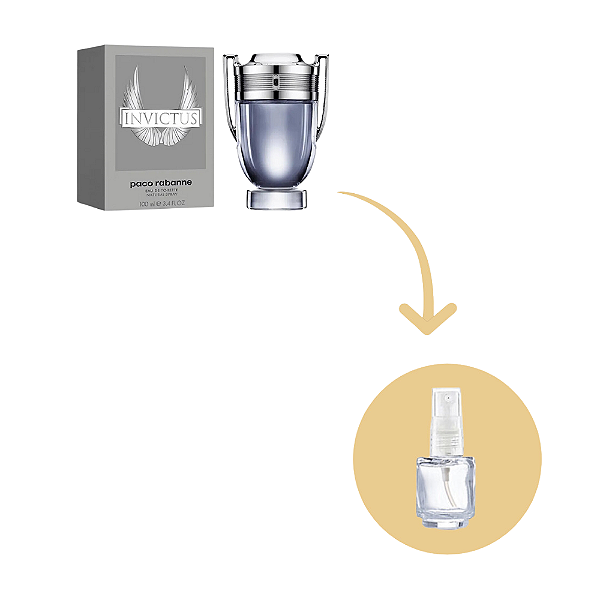 Fracionado Invictus Paco Rabanne Eau de Toilette - Perfume Masculino