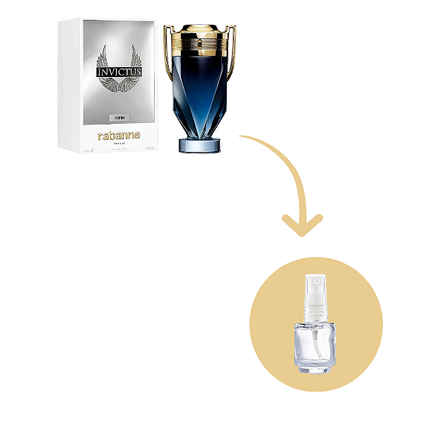 Fracionado Invictus Paco Rabanne Parfum - Perfume Masculino
