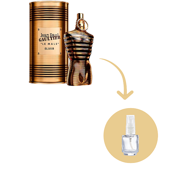 Fracionado Le Male Elixir Jean Paul Gaultier Eau de Parfum - Perfume Masculino