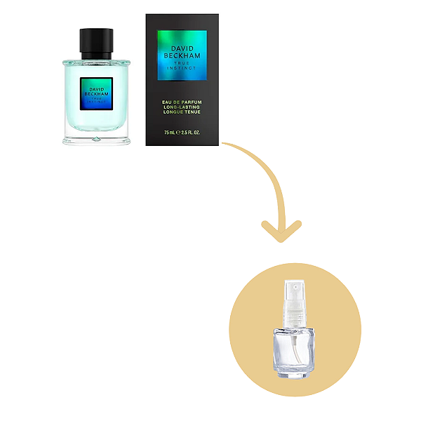 Fracionado True Instinct David Beckham Eau de Parfum - Perfume Importado Masculino
