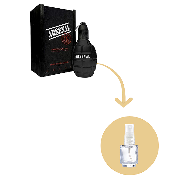 Fracionado Arsenal Black Gilles Cantuel EDP Masculino