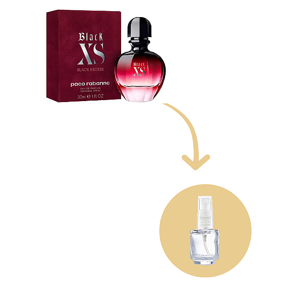 Fracionado Black XS For Her Paco Rabanne Eau de Parfum Feminino