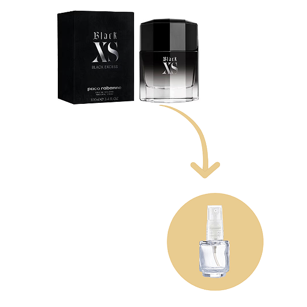 Fracionado Black XS Paco Rabanne Eau de Toilette - Perfume Masculino