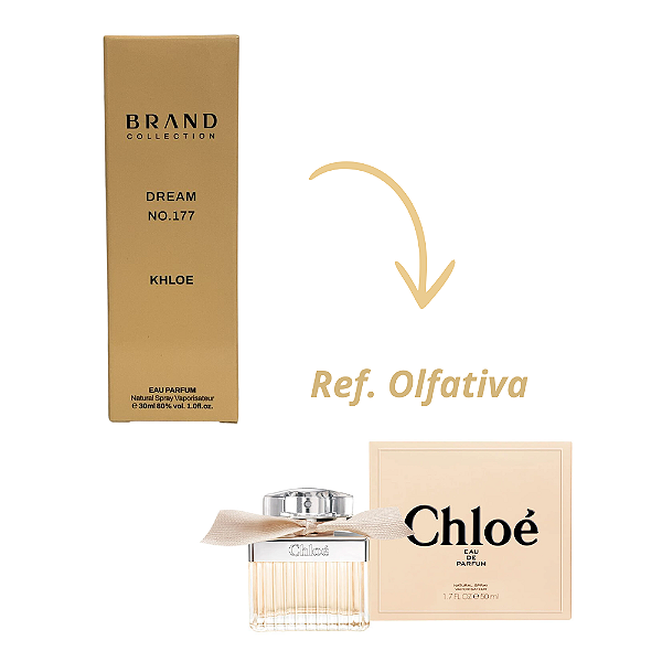 Brand Collection 177 Khloe - Perfume Feminino 30ml (Ref. Olfativa Chloe)