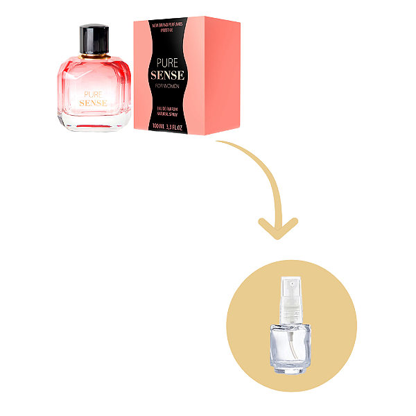 Fracionado Pure Sense For Woman Edp New Brand - Perfume Feminino (Ref. Olfativa Pure XS)