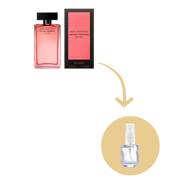 Fracionado Musc Noir For Her Rose Narciso Rodriguez Eau De Parfum - Perfume Feminino