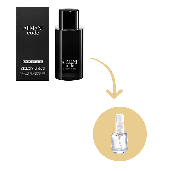 Fracionado Armani New Code Giorgio Armani Eau de Toilette Recarregável - Perfume Masculino