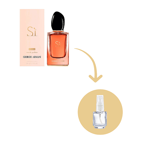 Fracionado Sì Intense Giorgio Armani Eau de Parfum - Perfume Feminino