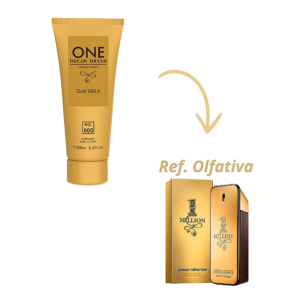 Hidratante Brand Collection 005 - (Ref. Olfativa One Million) 200ml