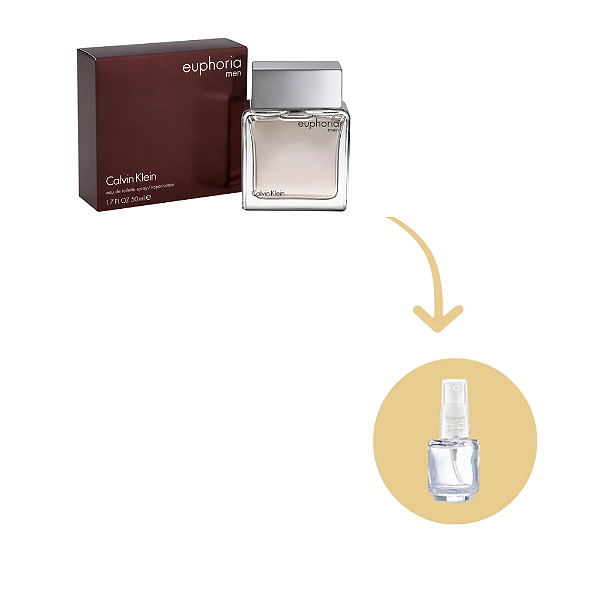 Fracionado Calvin Klein Perfume Masculino Euphoria Men Eau de Toilette