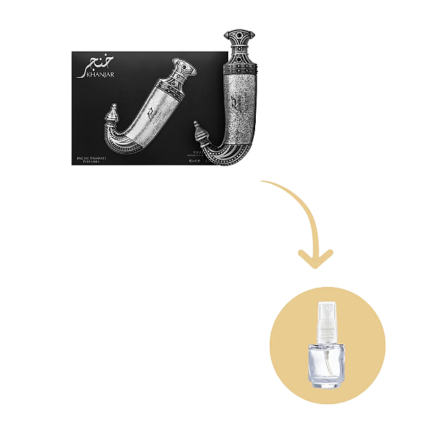Fracionado Niche Emarati Khanjar Eau De Parfum Lattafa - Perfume Árabe Masculino