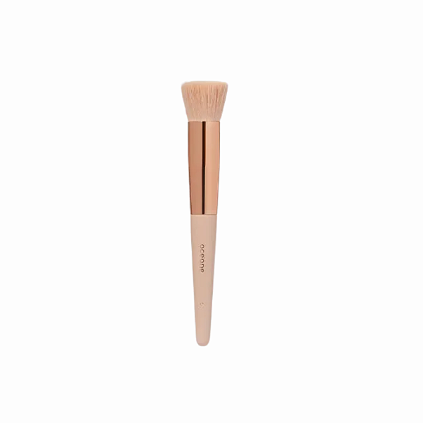 Pincel Oceane para Base face, Blush e Contorno - Cupcake