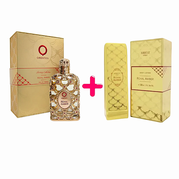 Combo Sedução - Royal Amber 80ml + hidratante 200ml