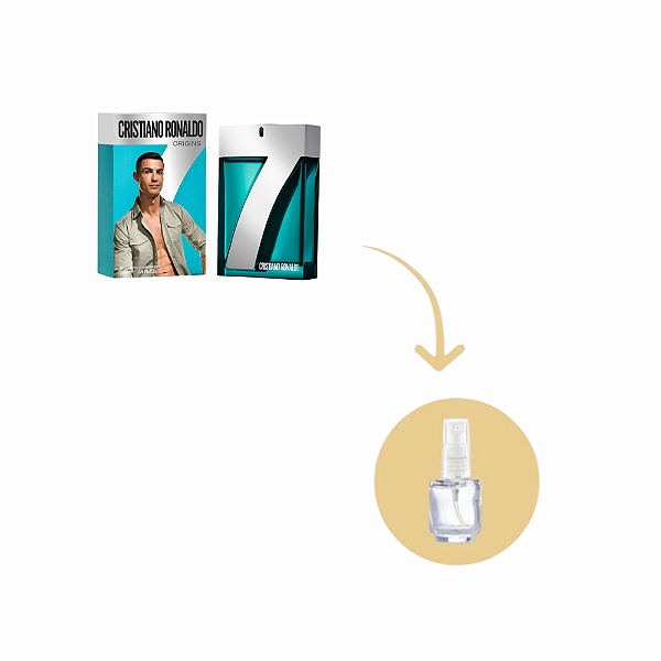 Fracionado Cristiano Ronaldo Eau De Toilette R7 origins - Perfume Masculino