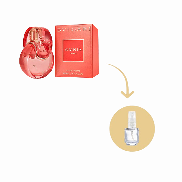 Fracionado Omnia Coral Bvlgari Eau de Toilette - Perfume Feminino