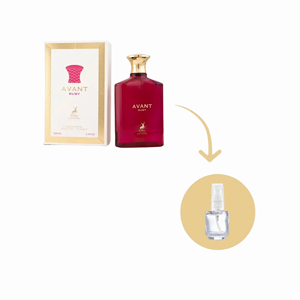 Fracionado Avant Ruby Maison Alhambra Edp - Perfume Árabe Feminino (Ref. Olfativa Creed Carmina)