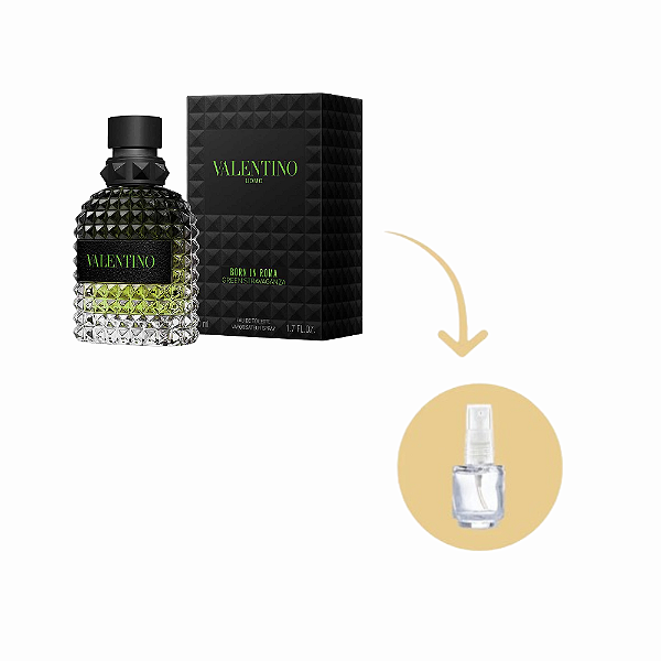 Fracionado V. Uomo Born In Roma Green Stravaganza Eau de Toilette - Perfume Masculino