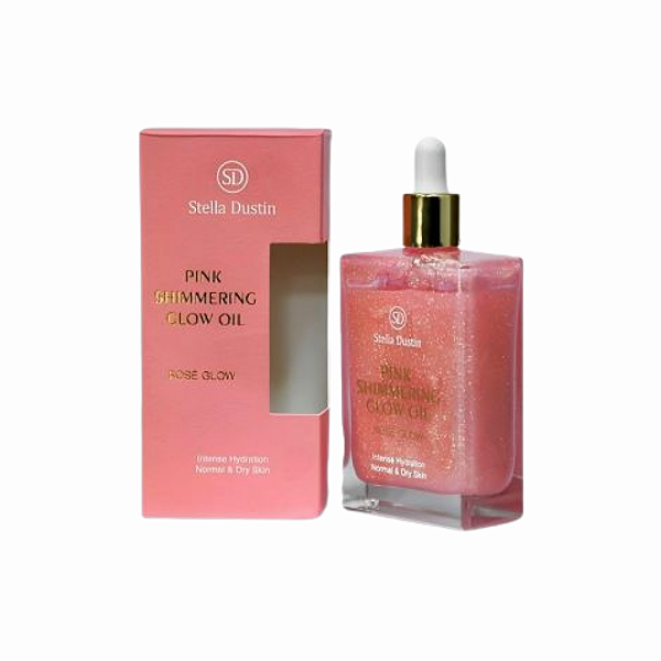 Óleo Corporal Stella Dustin Pink Shimmering Rose Glow 100ml