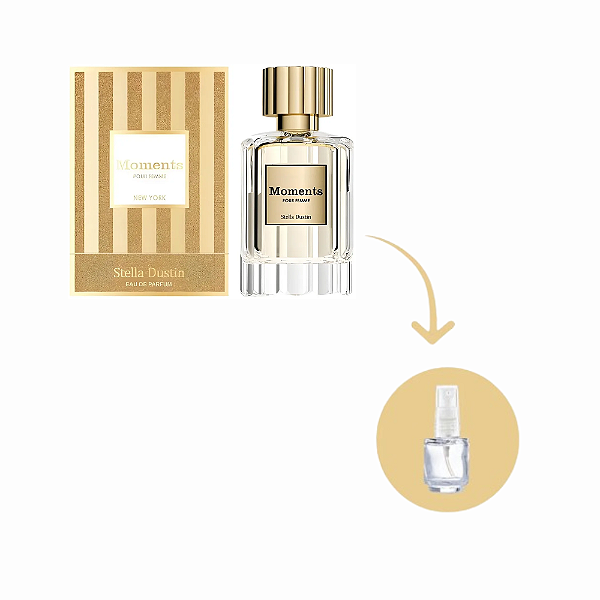 Fracionado Moments Pour Femme New York Eau de Parfum Stella Dustin Perfume Feminino (R. Olfativa Dylan Blue)